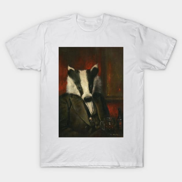 Mr Badger T-Shirt by mictomart